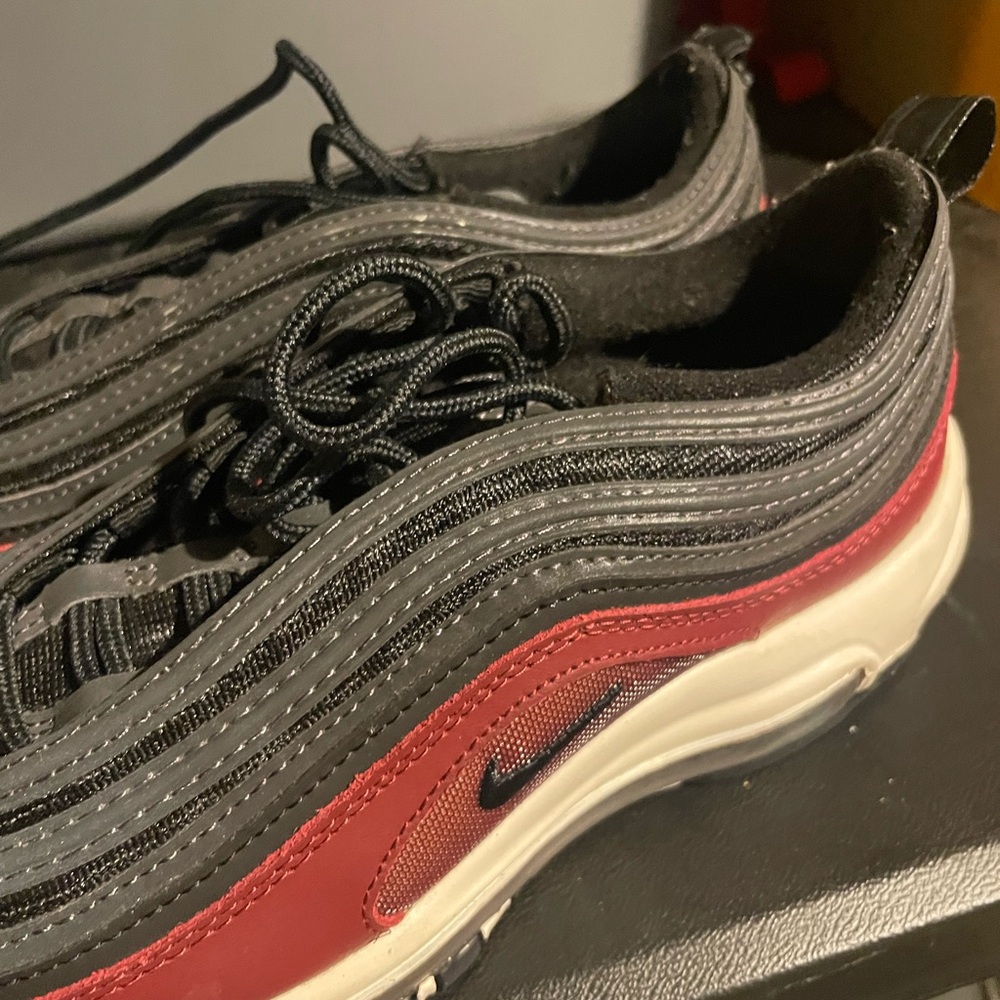 Nike Air Max 97 Black and Red Shoes